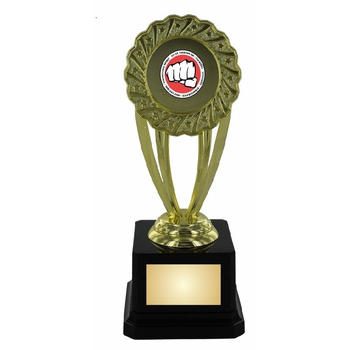 3D Gold Holder Trophy on Plinth