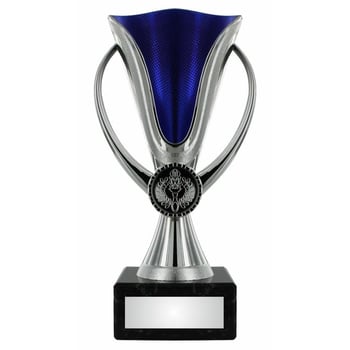 blue/silver CUP