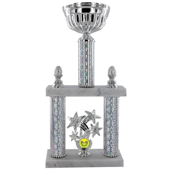 Double Height silver Trophy