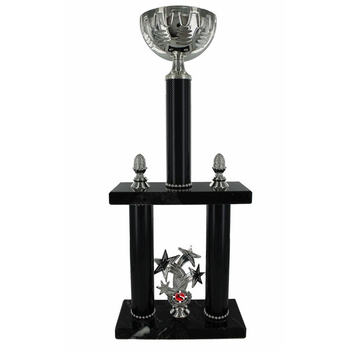 Double Height Black Trophy