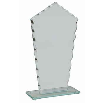 Scalloped Glass Plaque